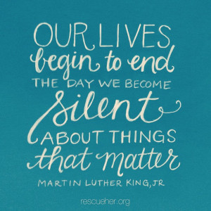 silence quote mlk