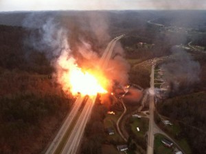 Gas pipelines are explosive.
